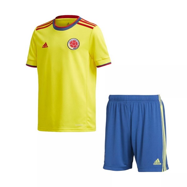 Maillot Football Columbia Domicile Enfant 2021 Jaune